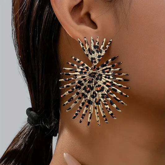 Pendientes vintage con espinas