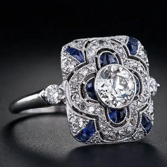 Anillo de plata vintage