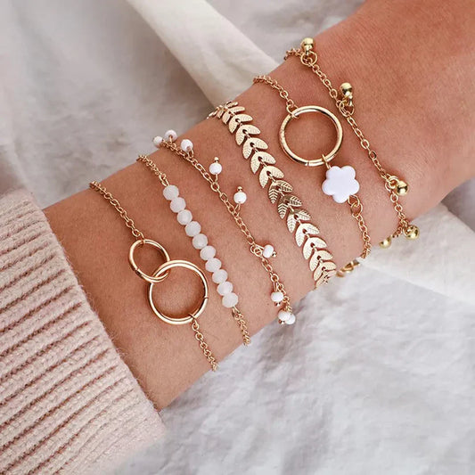 Conjunto de pulseras bohemias