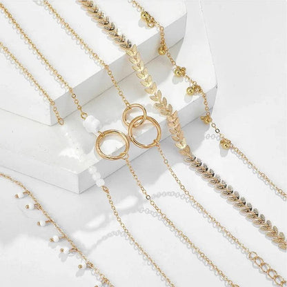 Conjunto de pulseras bohemias