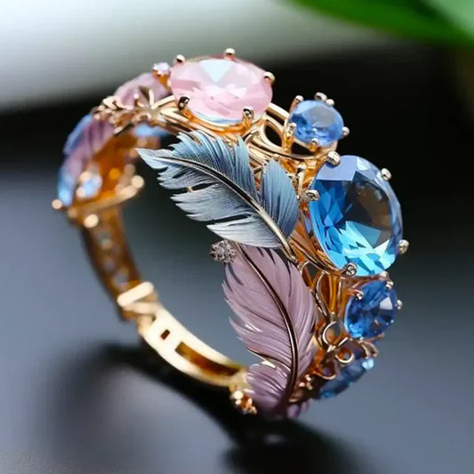 Anillo exótico vintage