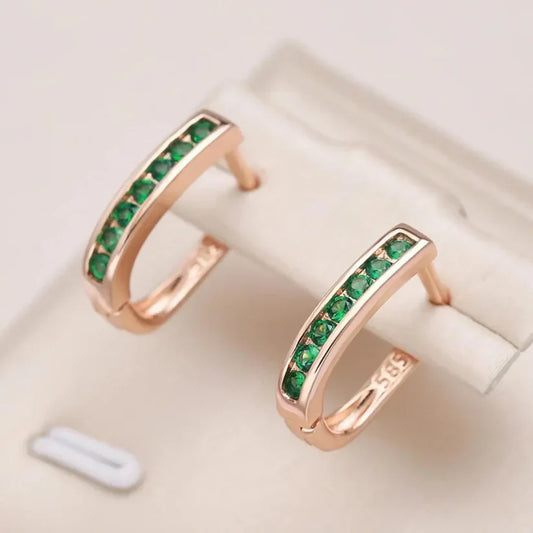 Pendientes de esmeralda