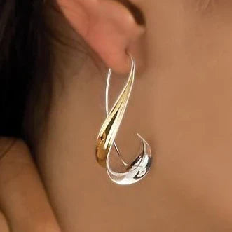 Pendientes colgantes de oro