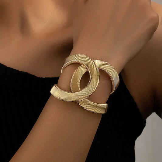 Elegante pulsera doble