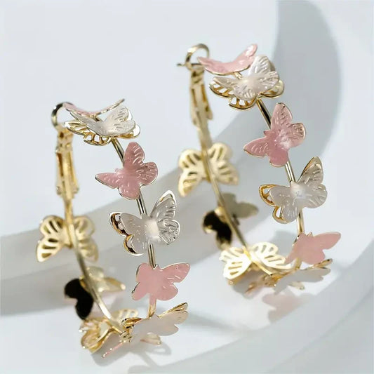 Pendientes de mariposa vintage